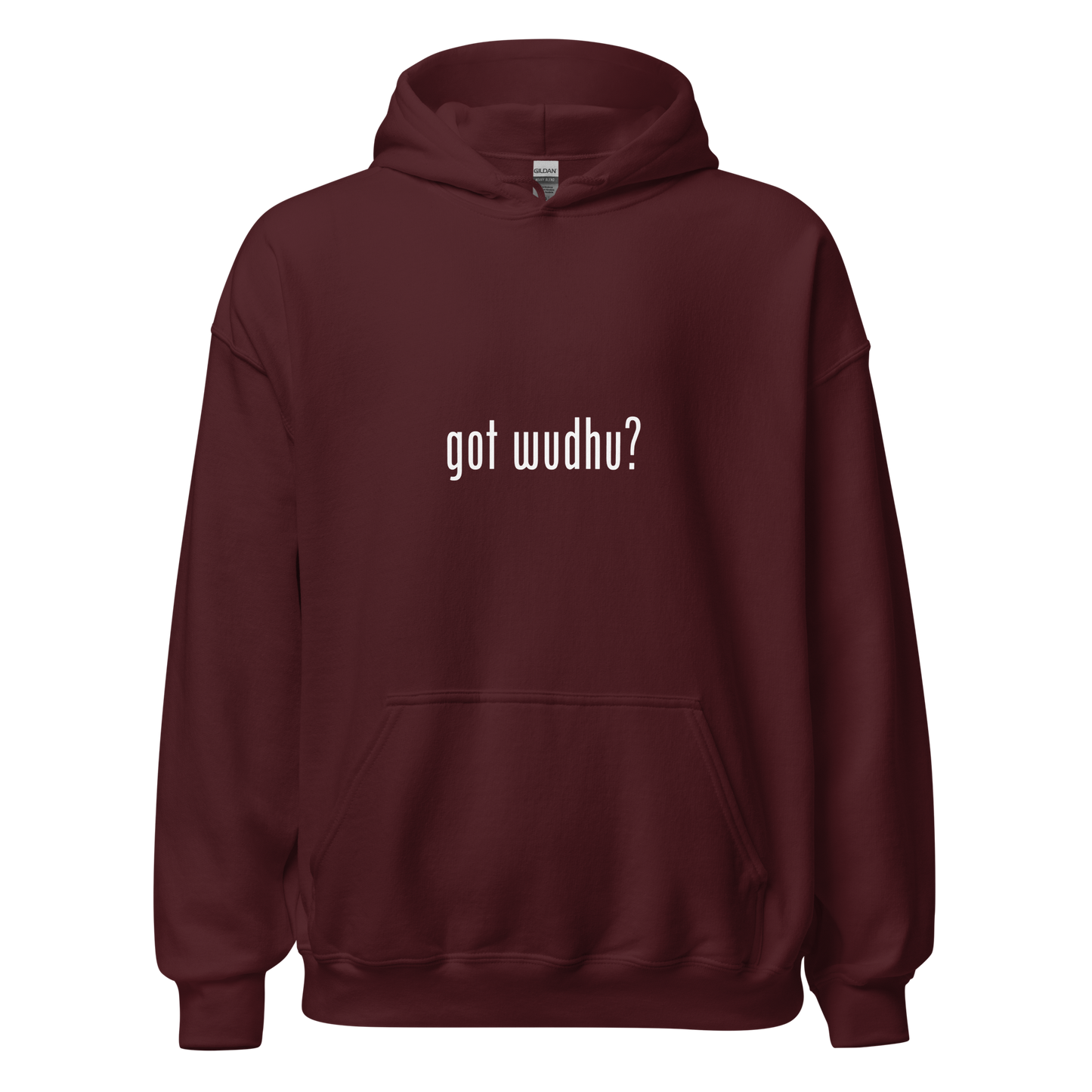 HOODIE Heavy Blend (Adult) - GOT WUDHU - White