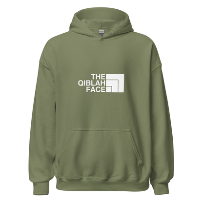 HOODIE Heavy Blend (Adult) - THE QIBLAH FACE - White