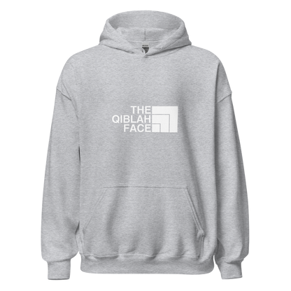 HOODIE Heavy Blend (Adult) - THE QIBLAH FACE - White