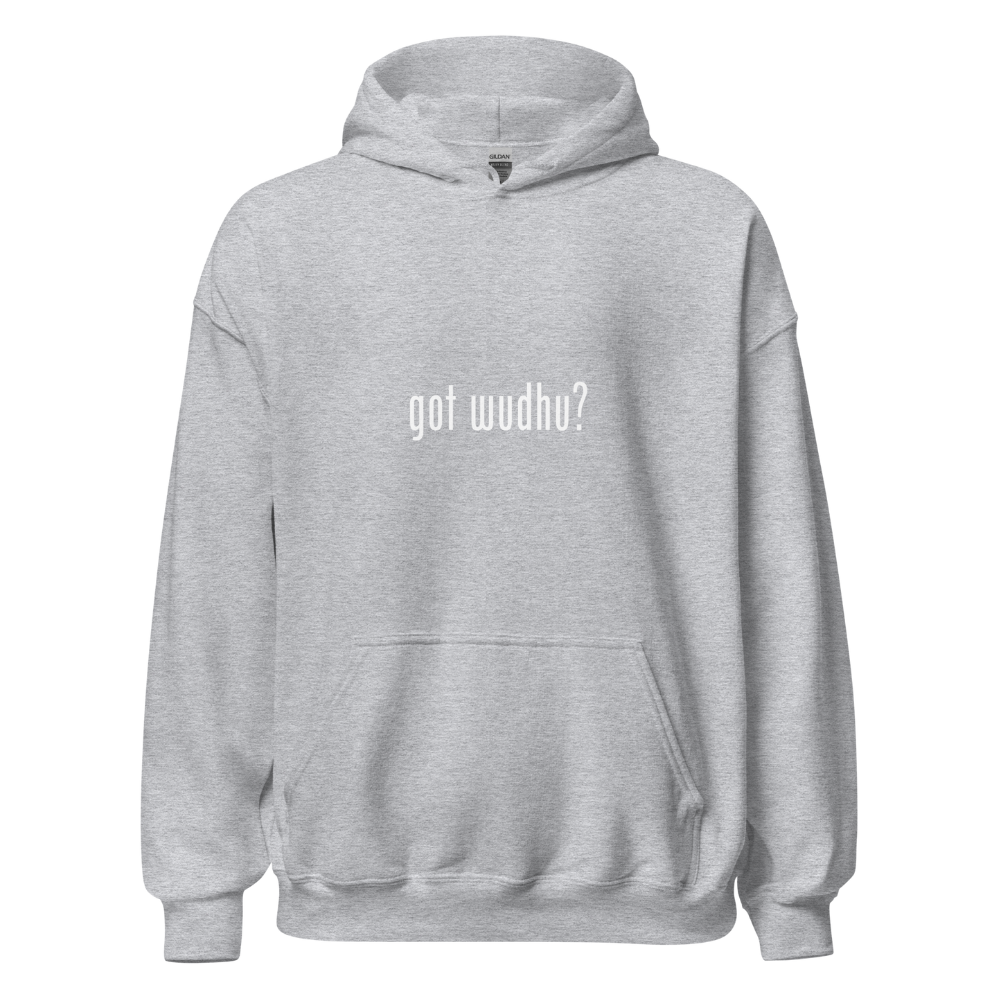 HOODIE Heavy Blend (Adult) - GOT WUDHU - White