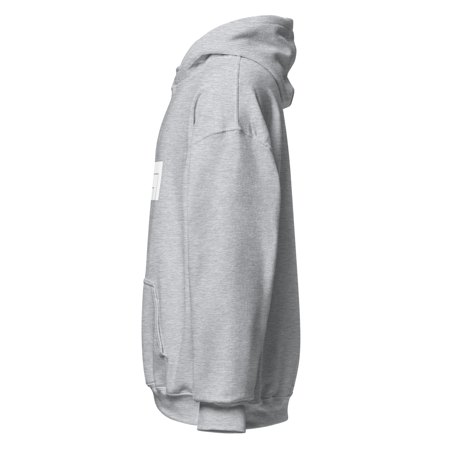 HOODIE Heavy Blend (Adult) - THE QIBLAH FACE - White