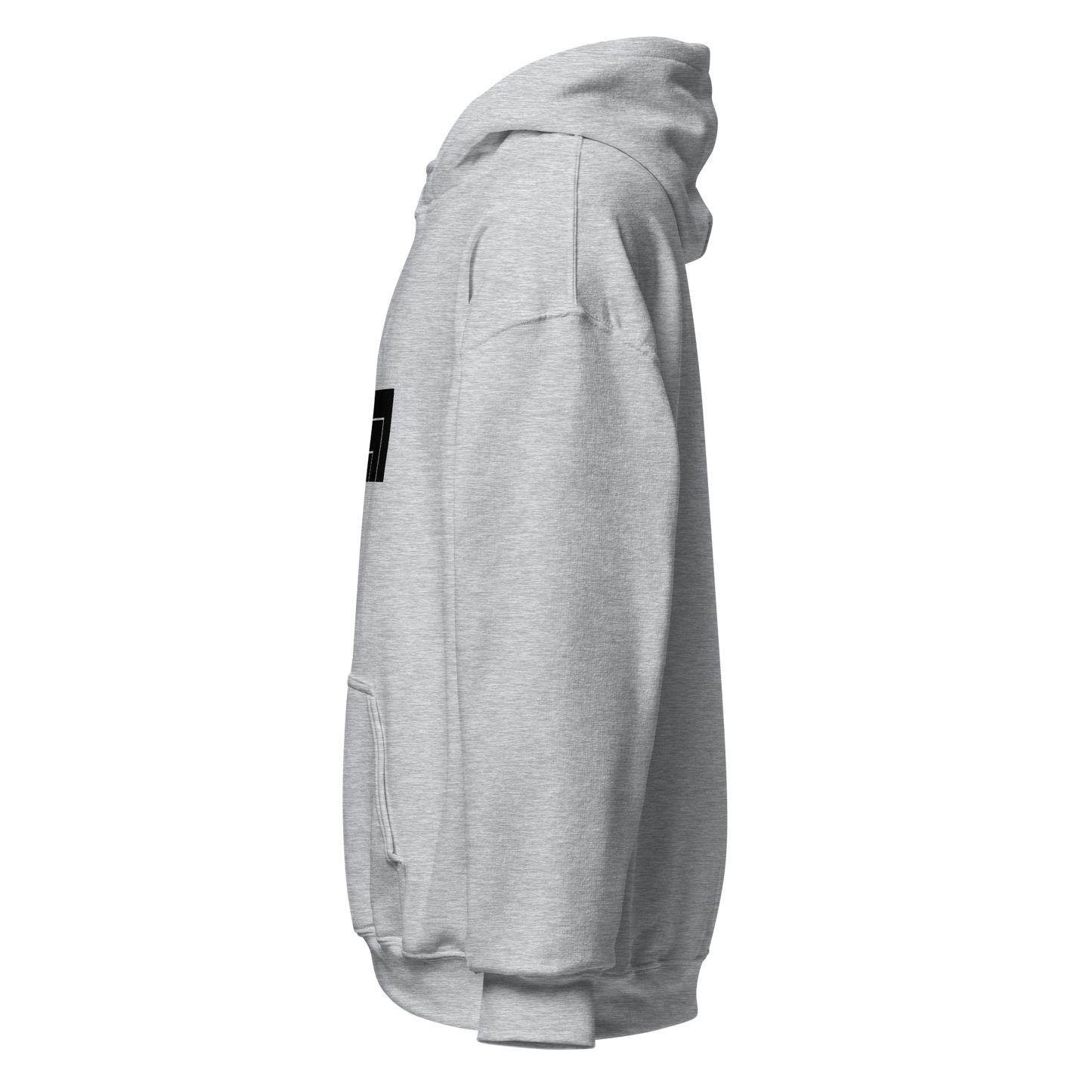 HOODIE Heavy Blend (Adult) - THE QIBLAH FACE - Black