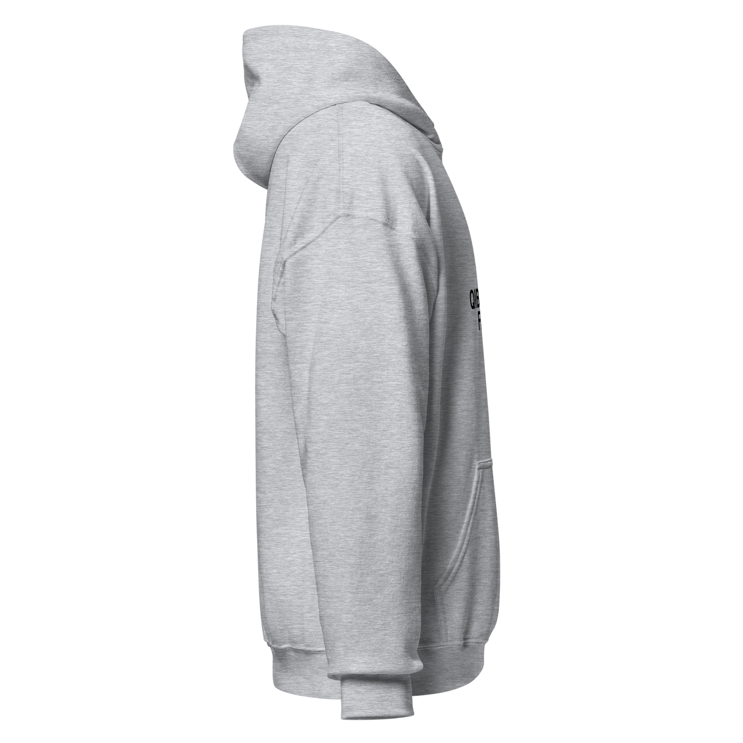 HOODIE Heavy Blend (Adult) - THE QIBLAH FACE - Black