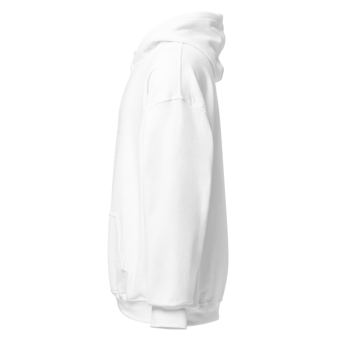 HOODIE Heavy Blend (Adult) - THE QIBLAH FACE - White