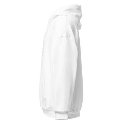 HOODIE Heavy Blend (Adult) - THE QIBLAH FACE - White