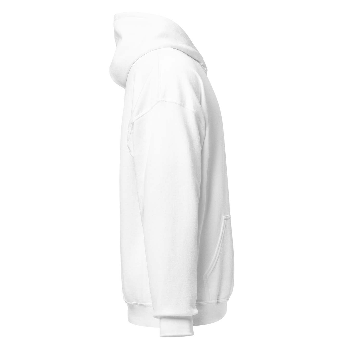 HOODIE Heavy Blend (Adult) - THE QIBLAH FACE - White