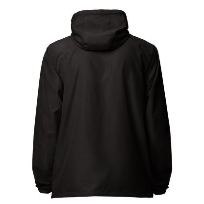 JACKET Lightweight Zip Windbreaker - THE QIBLAH FACE - Black