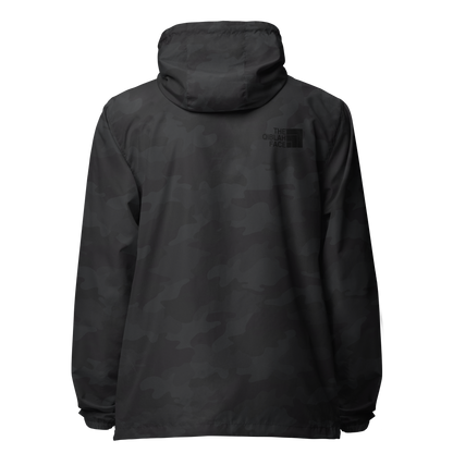 JACKET Lightweight Zip Windbreaker - THE QIBLAH FACE - Black