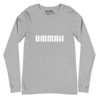 ADULT Long Sleeve Shirt - UMMAH - White