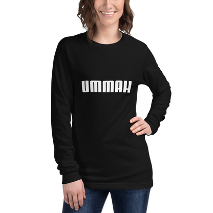 ADULT Long Sleeve Shirt - UMMAH - White