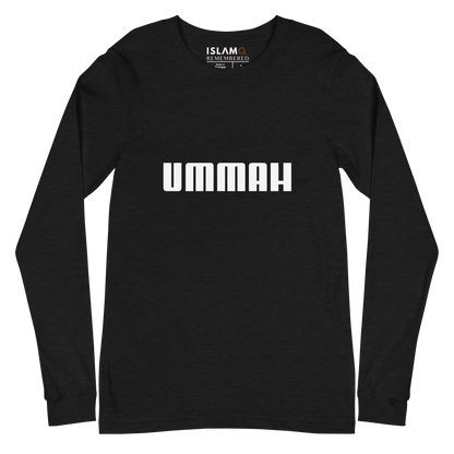 ADULT Long Sleeve Shirt - UMMAH - White