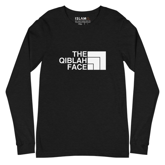 ADULT Long Sleeve Shirt - THE QIBLAH FACE - White