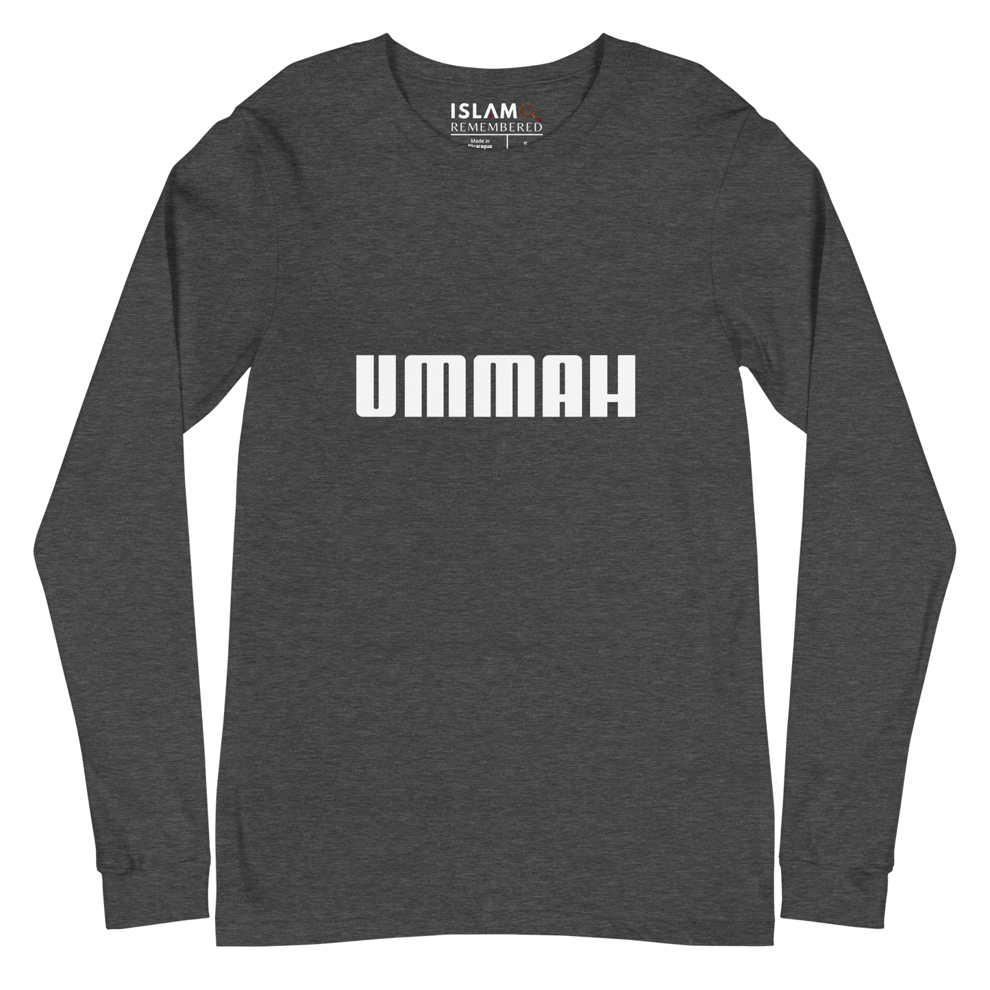 ADULT Long Sleeve Shirt - UMMAH - White