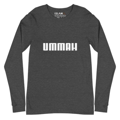 ADULT Long Sleeve Shirt - UMMAH - White