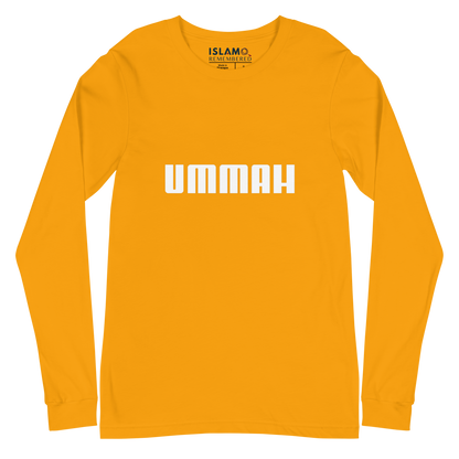 ADULT Long Sleeve Shirt - UMMAH - White