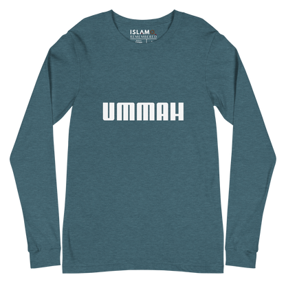 ADULT Long Sleeve Shirt - UMMAH - White