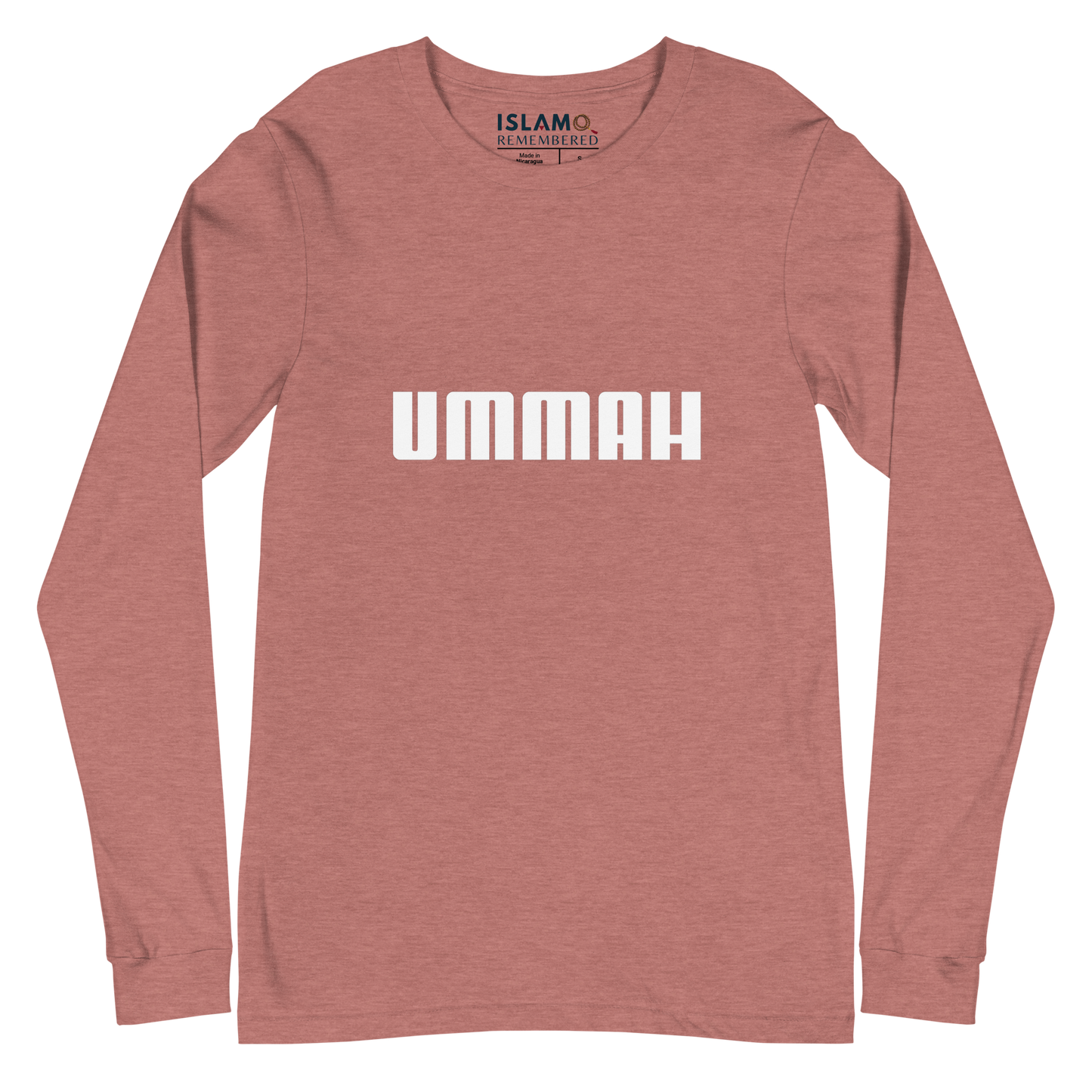 ADULT Long Sleeve Shirt - UMMAH - White