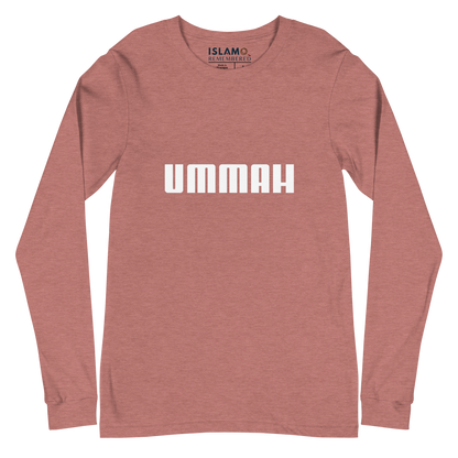 ADULT Long Sleeve Shirt - UMMAH - White