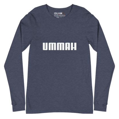 ADULT Long Sleeve Shirt - UMMAH - White