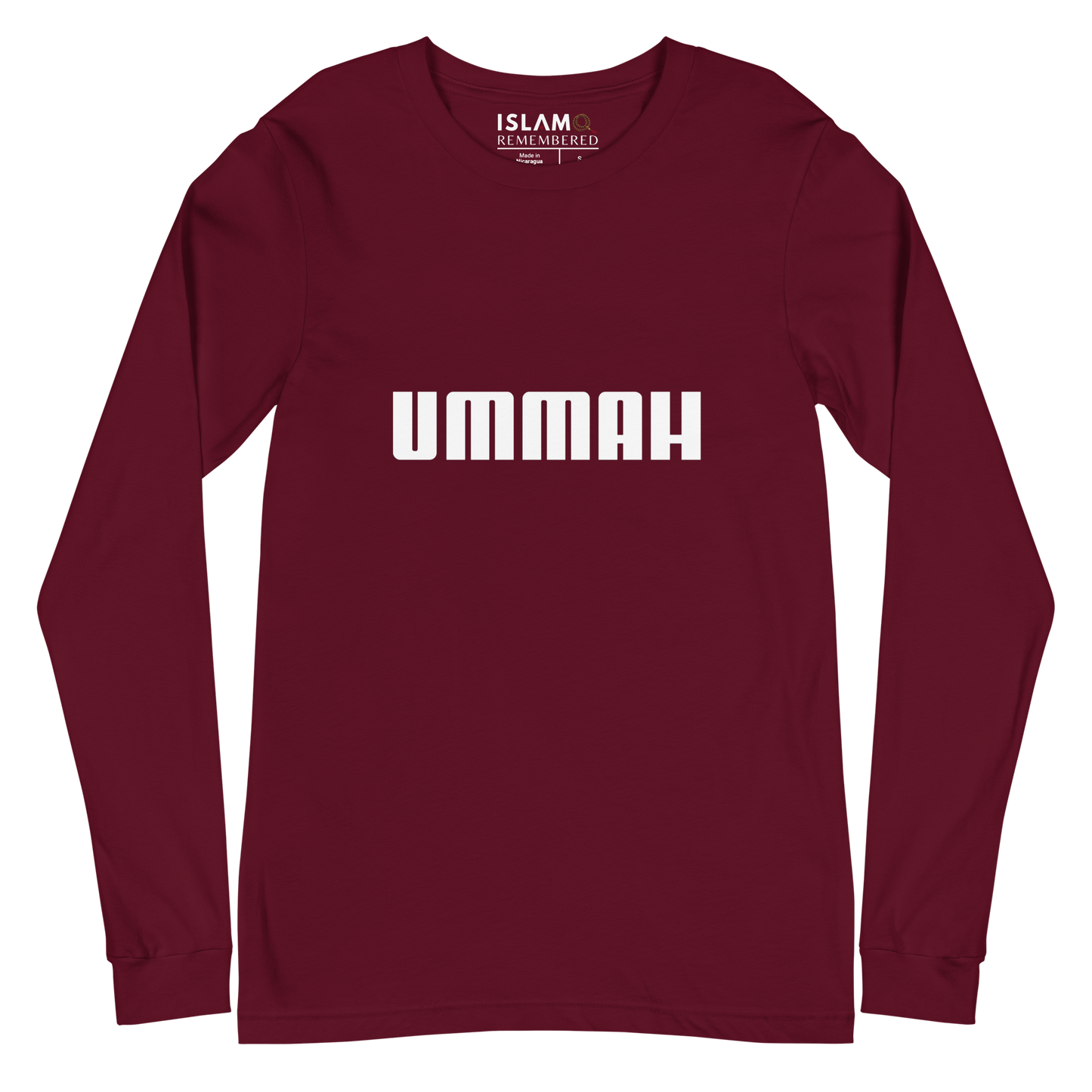 ADULT Long Sleeve Shirt - UMMAH - White