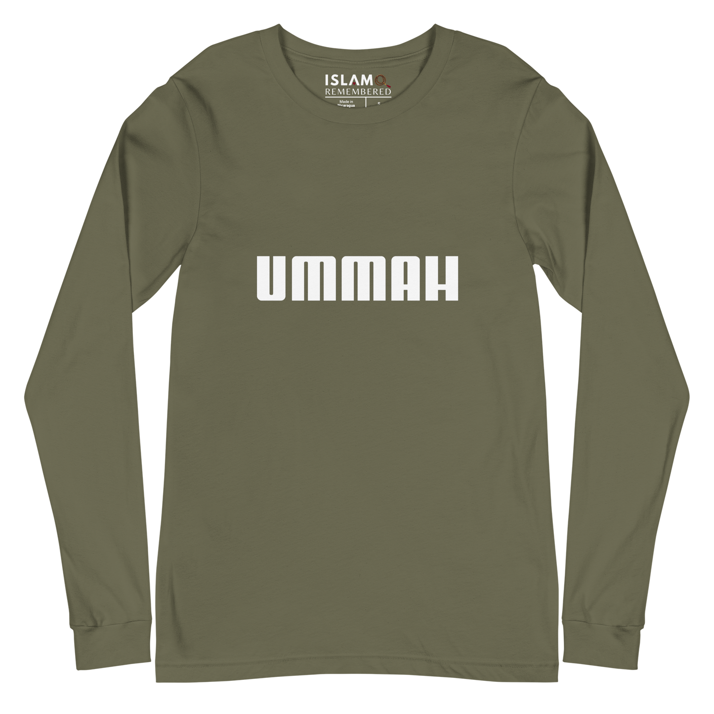 ADULT Long Sleeve Shirt - UMMAH - White