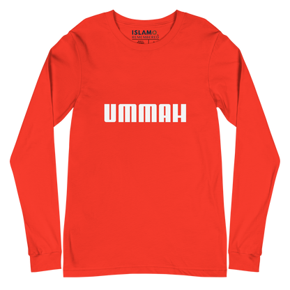 ADULT Long Sleeve Shirt - UMMAH - White