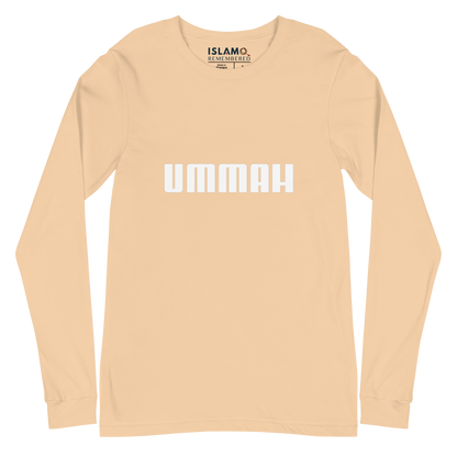 ADULT Long Sleeve Shirt - UMMAH - White