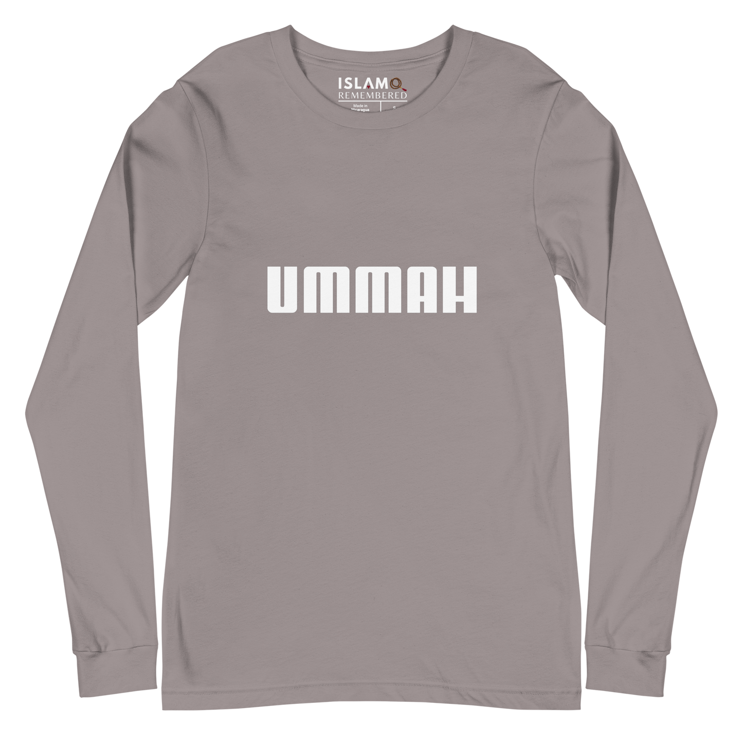 ADULT Long Sleeve Shirt - UMMAH - White