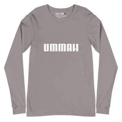 ADULT Long Sleeve Shirt - UMMAH - White