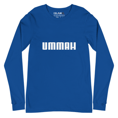 ADULT Long Sleeve Shirt - UMMAH - White