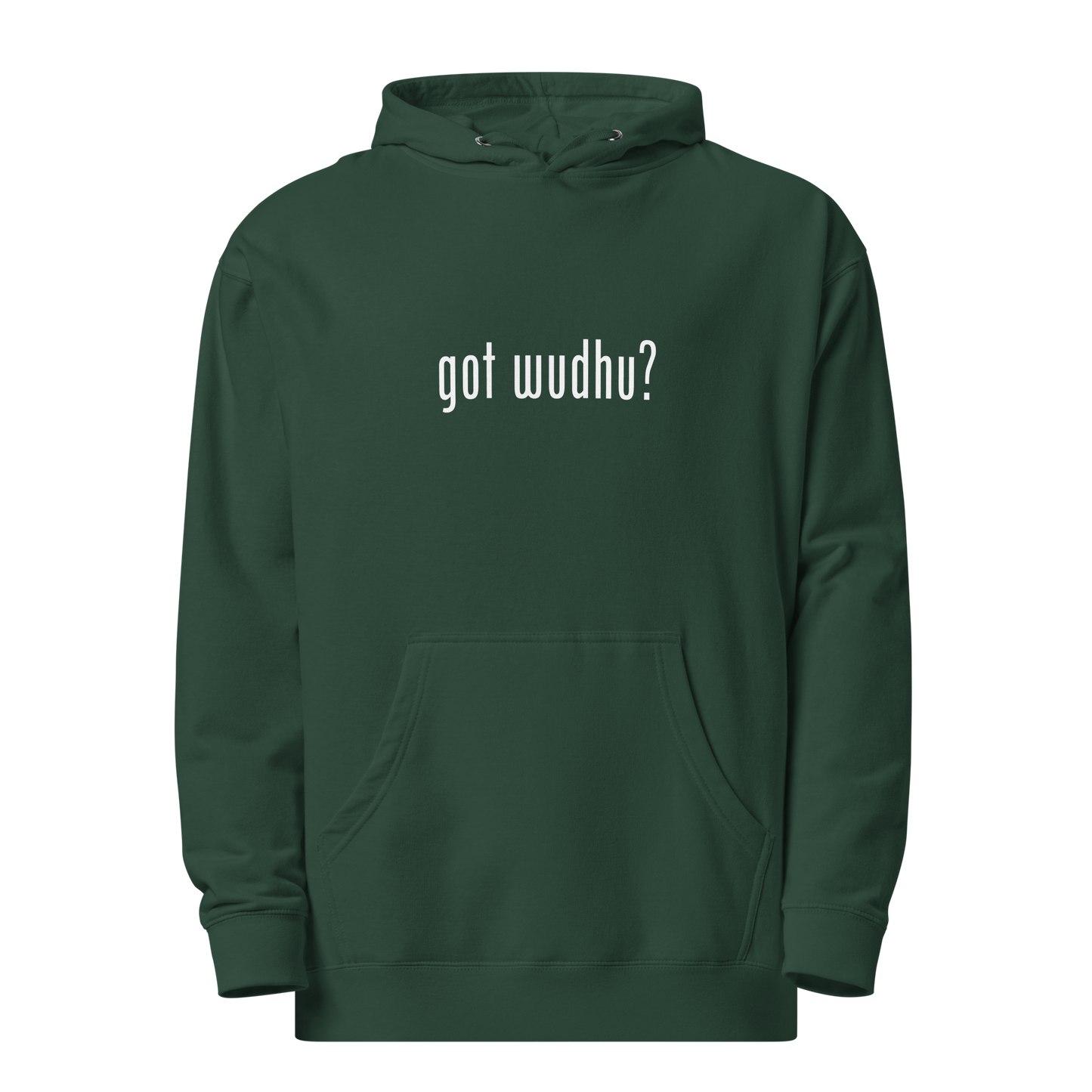 HOODIE Midweight (Adult) - GOT WUDHU - White