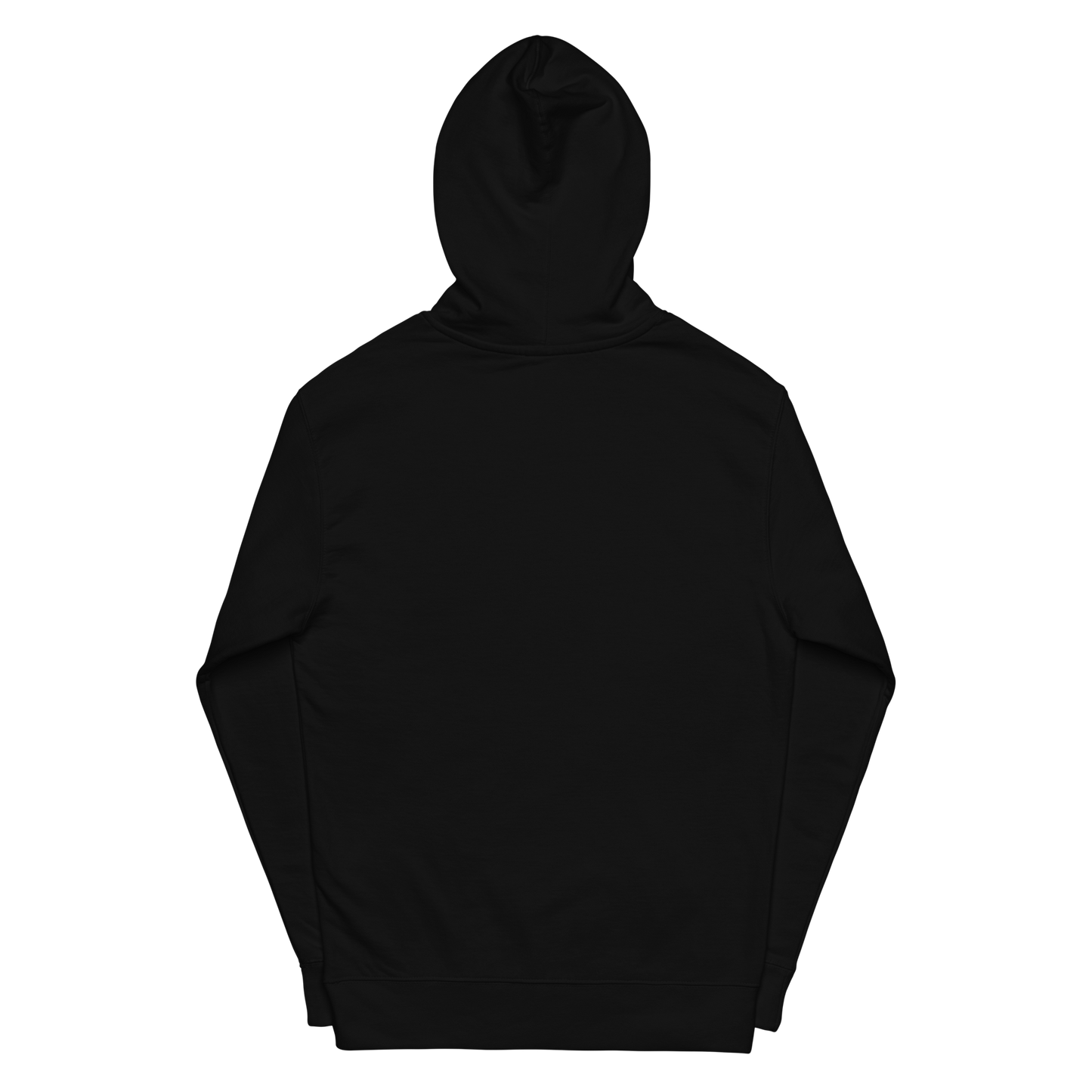 HOODIE Midweight (Adult) - TAKBEERLAND FULL LOGO (Centered/Medium) - Black