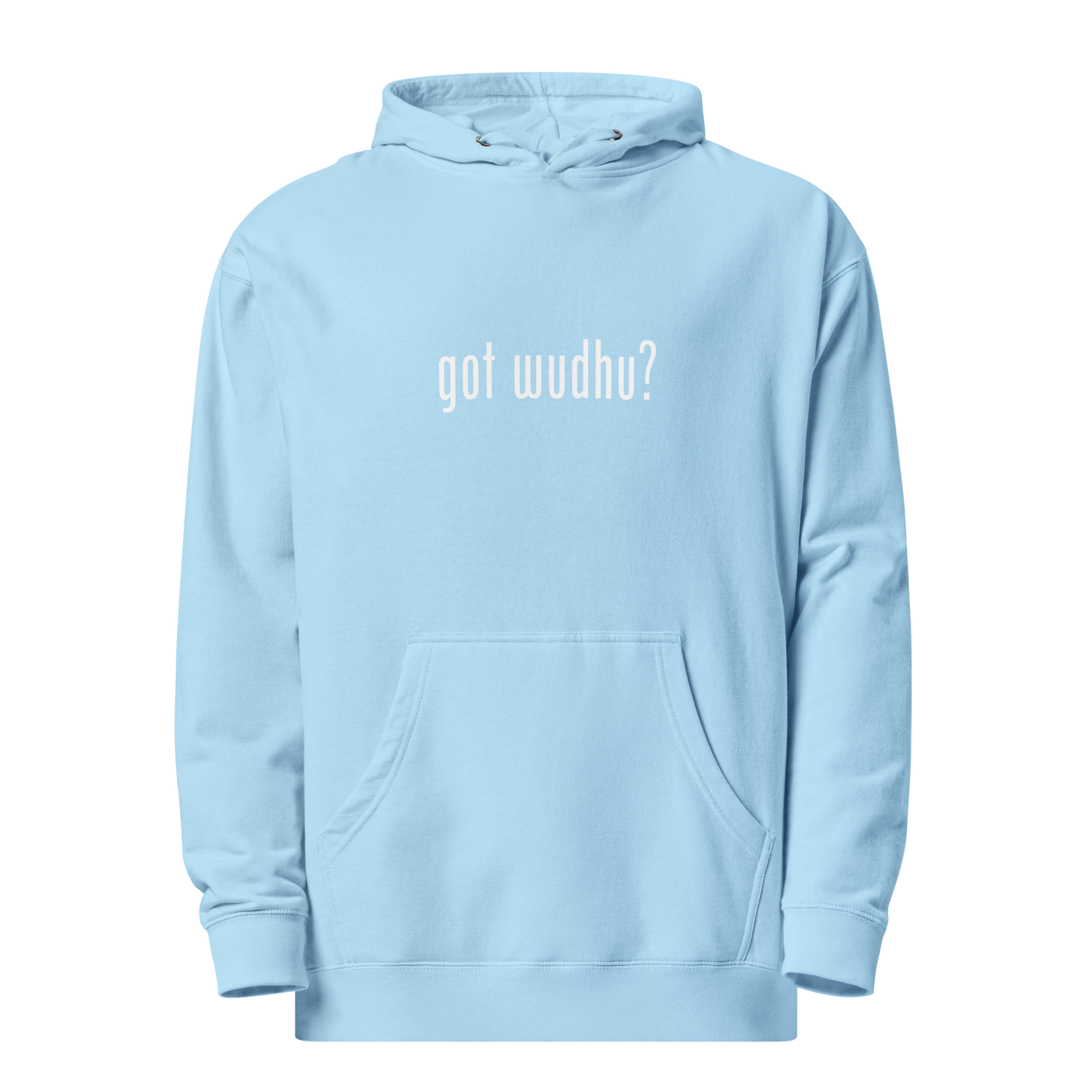 HOODIE Midweight (Adult) - GOT WUDHU - White