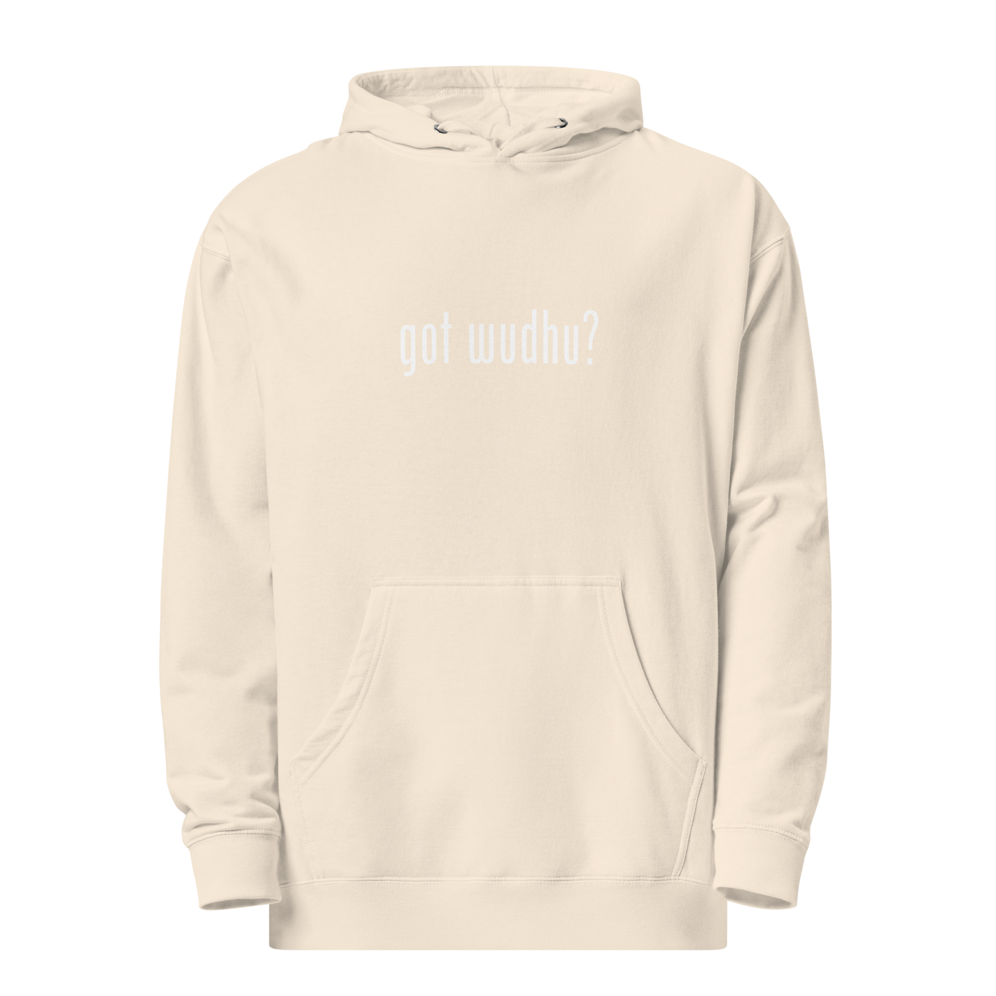 HOODIE Midweight (Adult) - GOT WUDHU - White