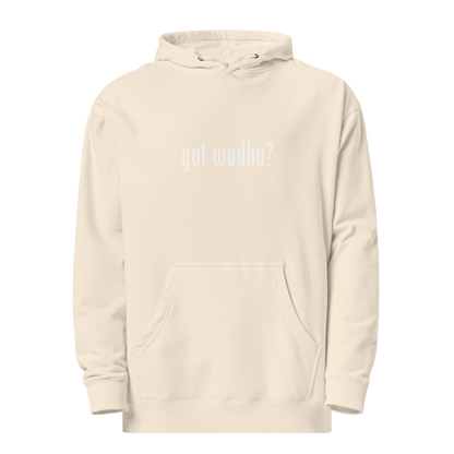 HOODIE Midweight (Adult) - GOT WUDHU - White