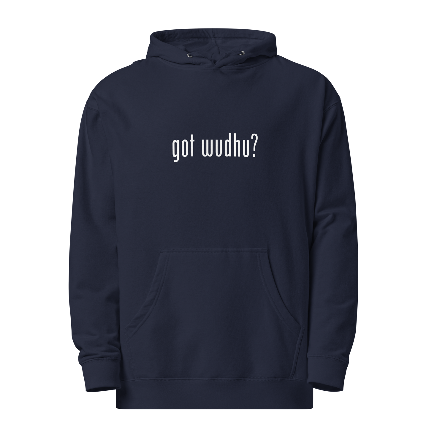 HOODIE Midweight (Adult) - GOT WUDHU - White