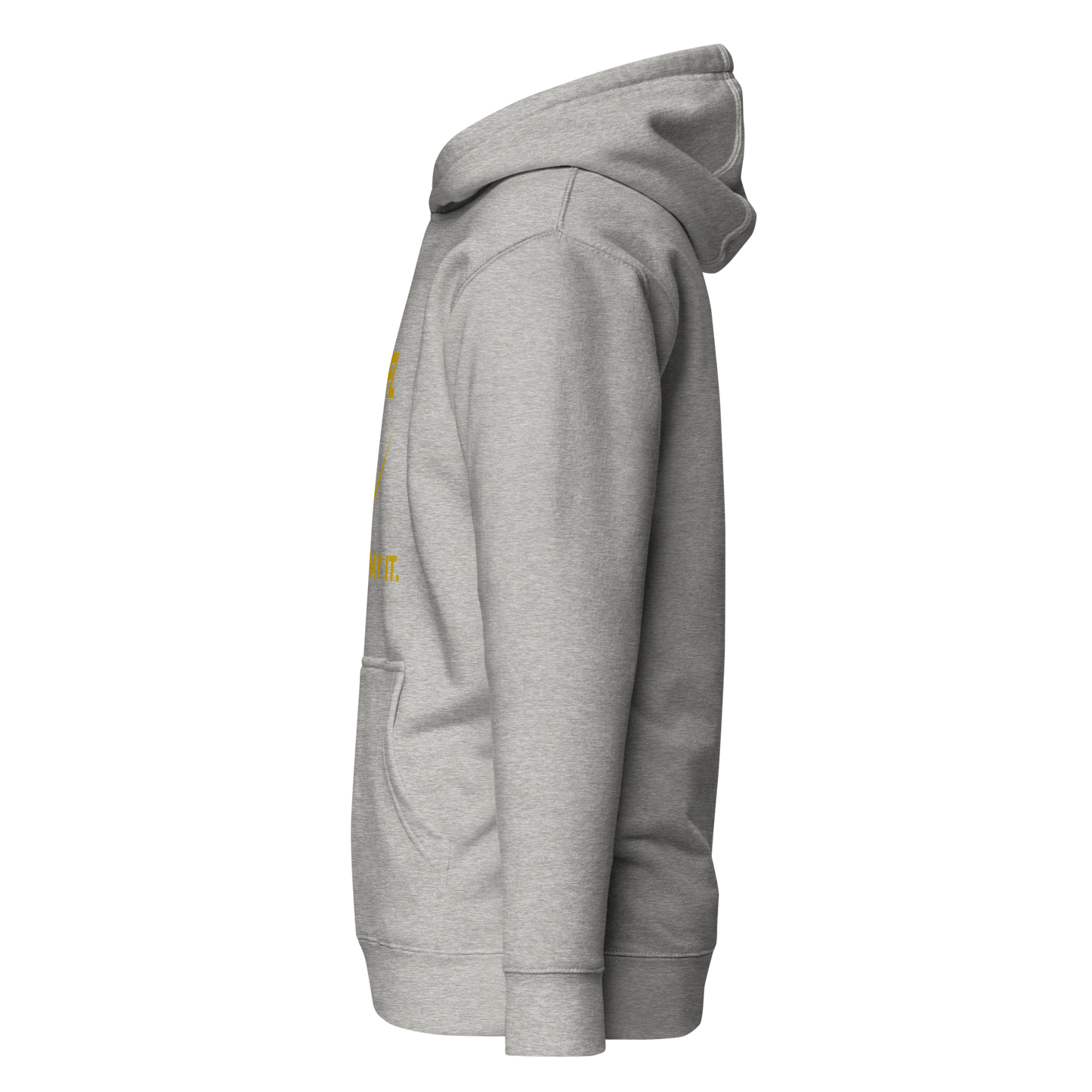 HOODIE Premium (Adult) - NAFL JUST PRAY IT w/ Logo - Gold