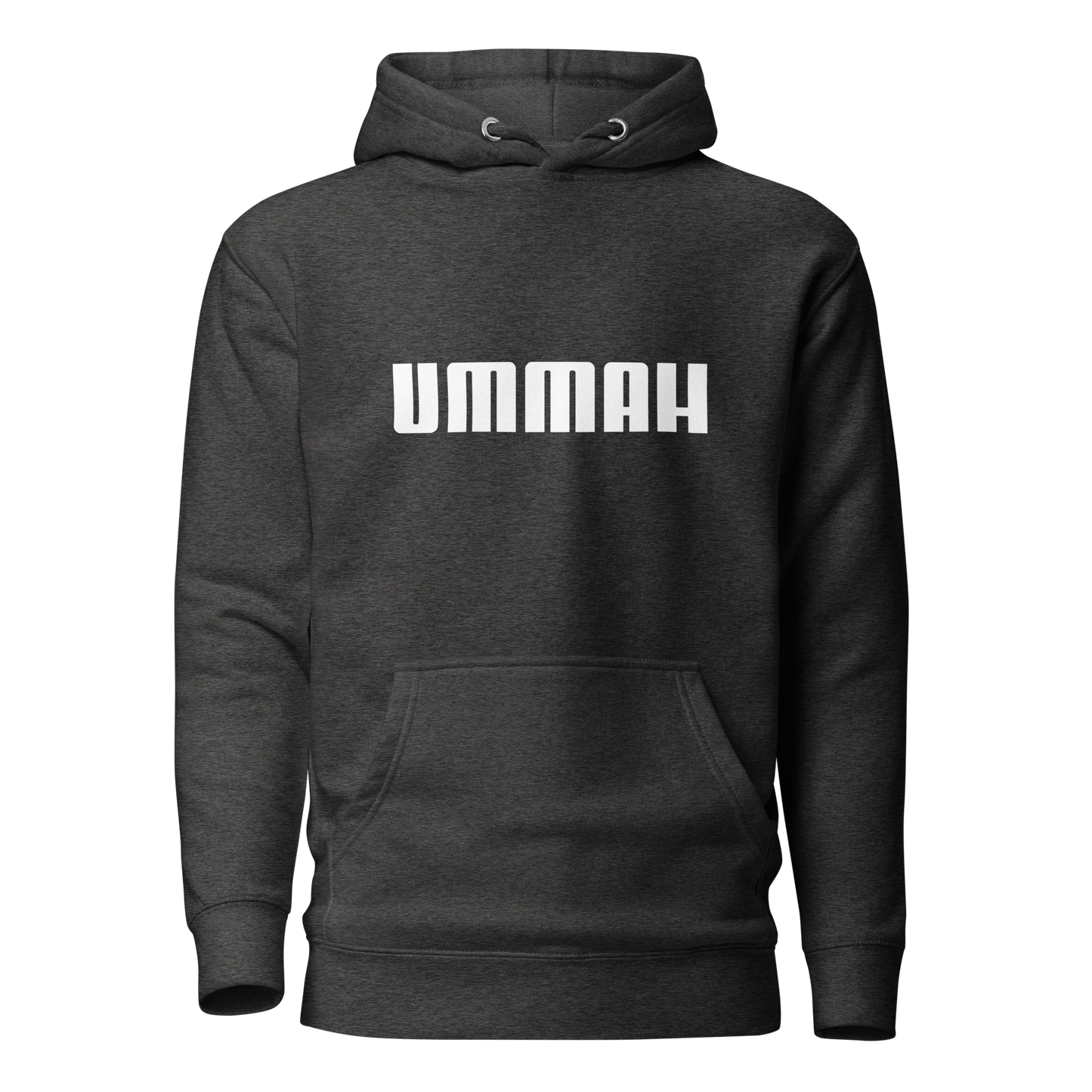 HOODIE Premium (Adult) - UMMAH (Centered/Medium) - White