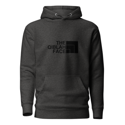 HOODIE Premium (Adult) - THE QIBLAH FACE - Black