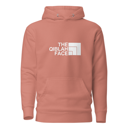 HOODIE Premium (Adult) - THE QIBLAH FACE - White