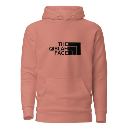 HOODIE Premium (Adult) - THE QIBLAH FACE - Black