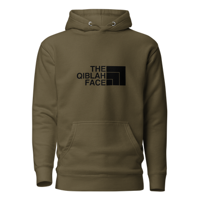 HOODIE Premium (Adult) - THE QIBLAH FACE - Black