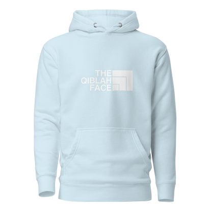 HOODIE Premium (Adult) - THE QIBLAH FACE - White