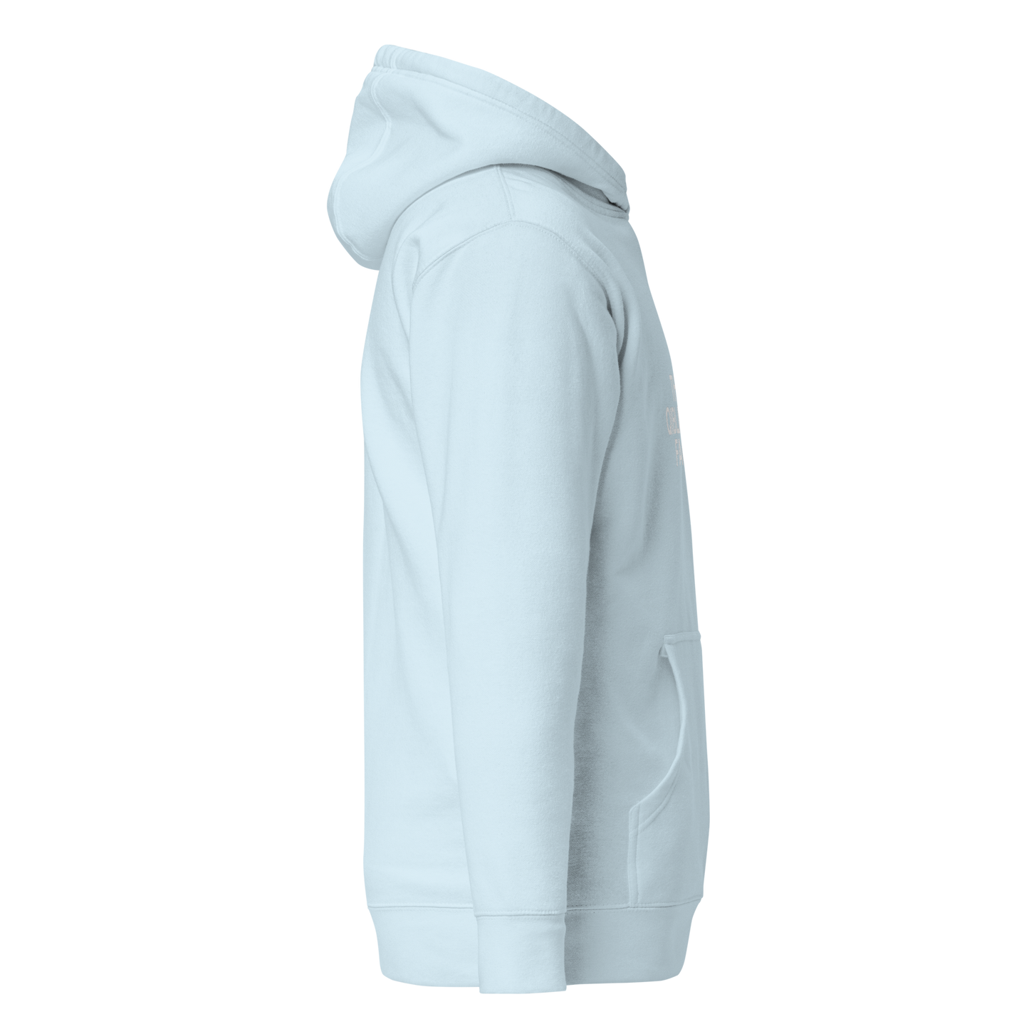 HOODIE Premium (Adult) - THE QIBLAH FACE - White