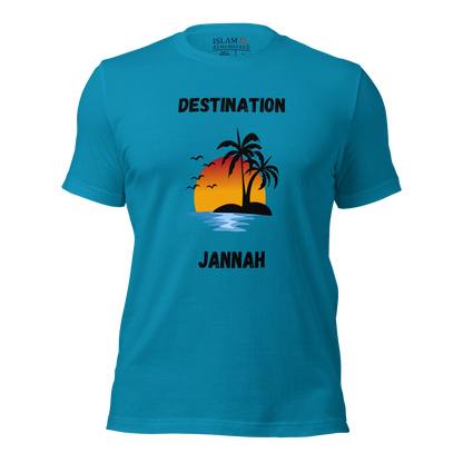 ADULT T-Shirt - DESTINATION JANNAH (Island Collection) - Black