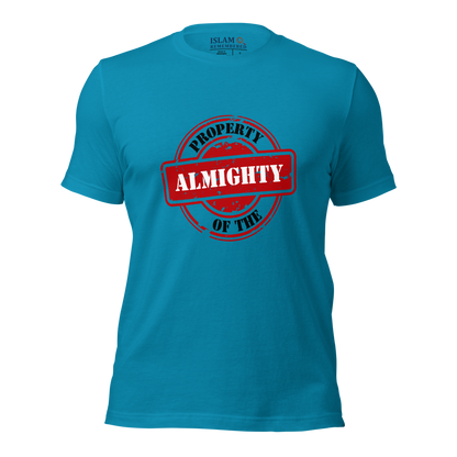 ADULT T-Shirt - PROPERTY OF THE ALMIGHTY - Black/White