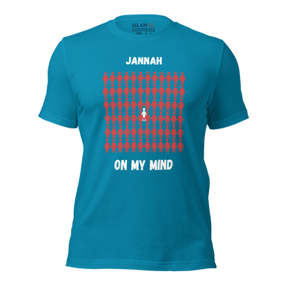 MEN's T-Shirt - JANNAH ON MY MIND - White