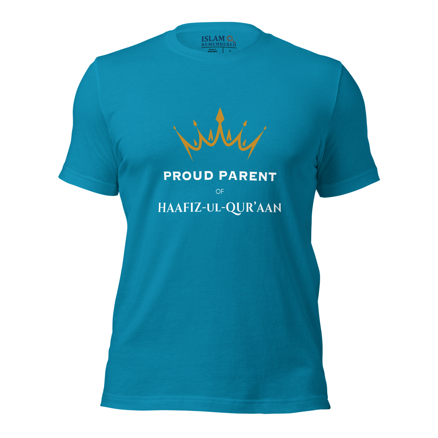 ADULT T-Shirt - PROUD PARENT OF HAAFIZ - White