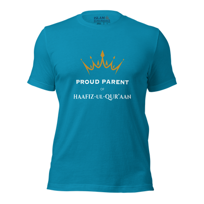 ADULT T-Shirt - PROUD PARENT OF HAAFIZ - White