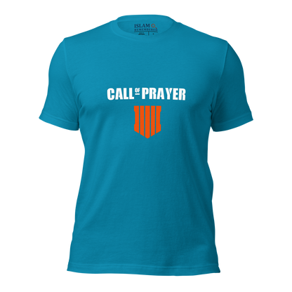 ADULT T-Shirt - CALL OF PRAYER - White/Orange